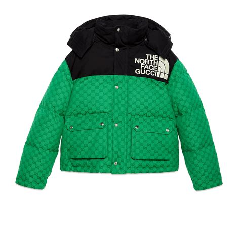 gucci green north face jacket|north face gucci full collection.